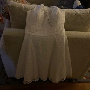 White lily pulitzer halter dress